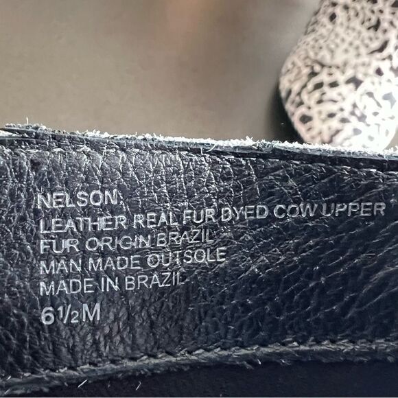 NELSON genuine leather dyed cowhide upper original leather Size 6.5 - Picture 6 of 7